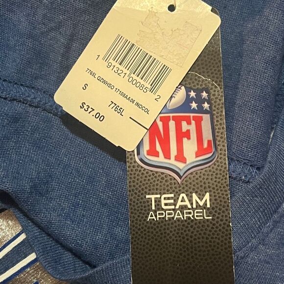 NFL Women's Indianapolis Colts Blue Long Sleeve T-Shirt Small NWT - Picture 6 of 8